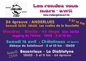 Calendrier Jogging 2023 Belgique Go Running